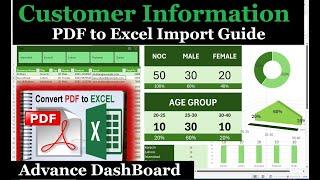 Customer Information Dashboard: Seamless PDF to Excel Import Guide