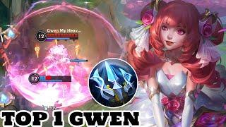 Wild Rift Gwen - Top 1 Gwen Crystal Rose Skin Gameplay Rank Grandmaster