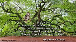 Grade 6 English The Owl (poem 1)