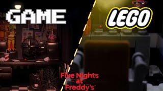 ЛЕГО ВЕРСИЯ ОФИСА ИЗ ИГРЫ "Five night at Freddy's" ЛЕГО ОБЗОР