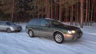 1.Subaru Outback 2001 2.5 AT winter off road