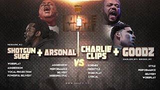 CHARLIE CLIPS + GOODZ VS ARSONAL + SHOTGUN SUGE SMACK/ URL RAP BATTLE | URLTV