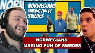 Norwegians making fun of Swedes (Norge vs Sverige) TEACHER PAUL REACTS NORDIC "Sweden" & "Norway"