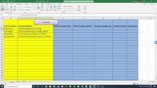 BUILDING A STORE LOCATOR WITH GOOGLE MAPS In Excel