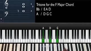 Simple Tritones and Passing Chords in C