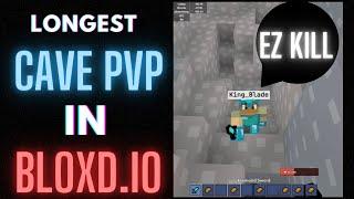 Longest CAVE PVP Youtuber VS Pro Gamer || Bloxd.io