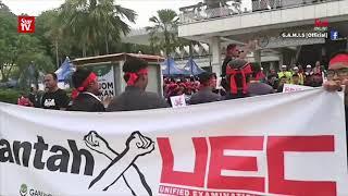 Varsity students hold anti-UEC protest