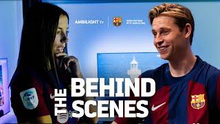  FC BARCELONA players choose their new AMBILIGHT TVs and face THE JERSEY CHALLENGE 