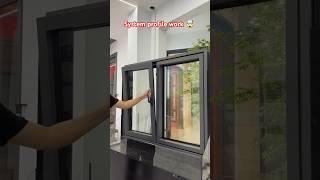 Aluminium system profile work aluminium windows V's upvc windows #aluminiumwindow #bifoldwindows