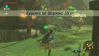 Zelda: Breath of the Wild | Arrows of Burning Heat Side Quest - Dueling Peaks Tower Region