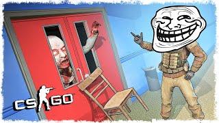 ЗАПЕР МАНЬЯКА В ТУАЛЕТЕ!!! УГАР В CS:GO!!!