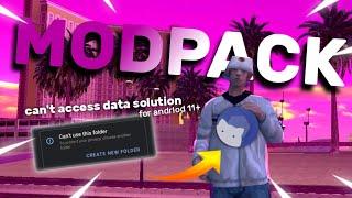 HOW TO FIX CAN'T USE THIS FOLDER || GTA SAMP PH SERVER || MODPACK TUTORIAL DATA PROBLEM ANDRIOD 11+