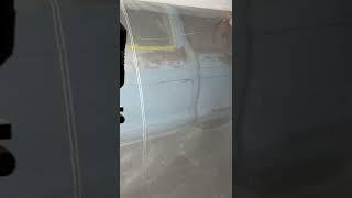 Patina finish on the 73’ highboy