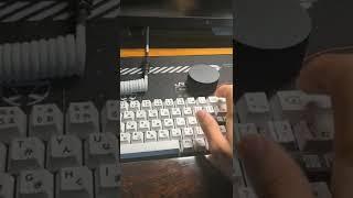 cheap aliexpress alu keyboard with akko jelly pink and pressplay shirakawa keycaps