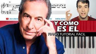  Como tocar Y COMO ES EL de Jose Luis Perales [TUTORIAL FÁCIL]  Partitura GRATIS!