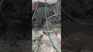 Sand unload from big ship by water pump #shahin360 #construction #sandcarrier #waterpump #sand