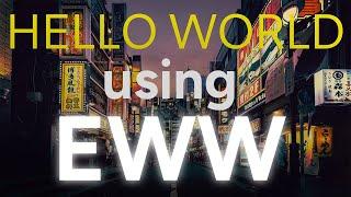 How to Set Up EWW: Hello World | Hyprland | Arch Linux