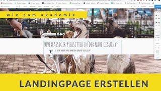 WIX Landingpage erstellen | innerhalb deiner bestehenden Wix Homepage