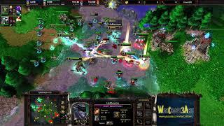 Lyn(ORC) Sok(HU) vs Moon(NE) FoCuS(ORC) - Warcraft 3: Classic - RN7966