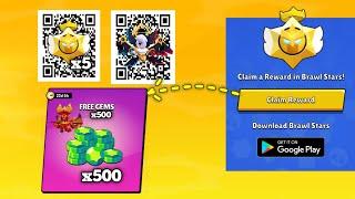 FREE GIFT ANGEL VS DEMON STAR DROPS & GEMS QR CODES  BRAWL STARS QR CODE