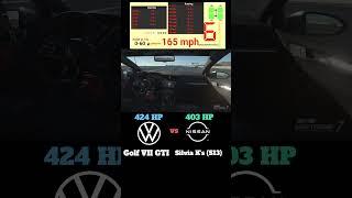 Volkswagen Golf VII GTI vs a Nissan Silvia K's Dia Selection (S13)