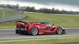 $4.0 Million Ferrari FXX K Evo PURE V12 SOUNDS! Accelerations, Downshifts, HOT GLOWING Brakes!