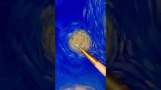 "Звездная Ночь " Ван Гог . Процесс van gogh starry night