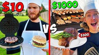 $10 vs $1000 EXTREME BBQ Challenge! *BUDGET BATTLE*