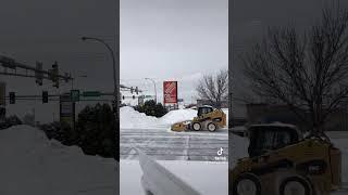 Rolling Snow The Arctic Way - Plowing Kohls - Snow Removal