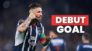 Sergio Ramos First Goal For Monterrey