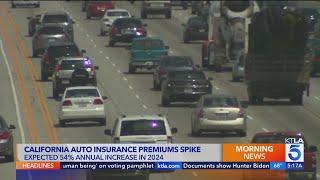 Auto insurance rates are soaring in California