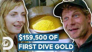 $159,500 Of Gold Found On First Dives Of The Season | Gold Divers