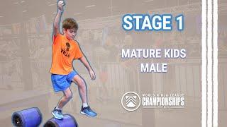 MATURE KIDS MALE | STAGE 1 | SEASON X | 2025 World Ninja League Championships