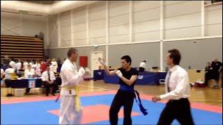 Wing Chun Guy Steps Into Karate Competition