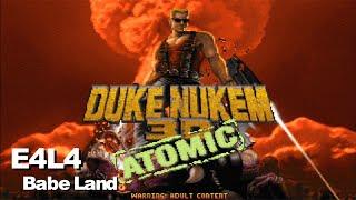 Duke Nukem 3D: Atomic Edition - E4L4: Babe Land (100%) [DOSBox]