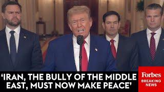 BREAKING NEWS: President Trump Addresses The Nation After Ordering US Strikes On Iran Nuclear Sites