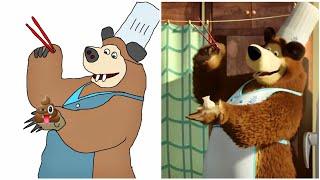 Masha and The Bear - Bon appétit | Drawing Meme Funny Video | Masha and The Bear Fun Memes