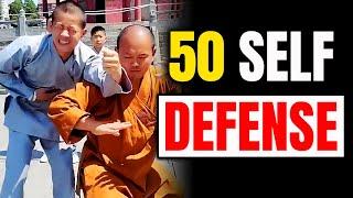 50 Shaolin Kung Fu Self Defense Techniques| How To Protect Yourself?!