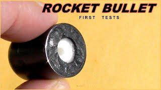 .70 Caliber ROCKET BULLET -  First Tests