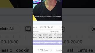 Edit video subtitles automatically with UniConverter #subtitleeditor