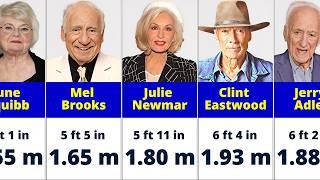 Height Of Oldest Living Hollywood Actors And Actresses Over 90