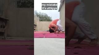 Try this yoga at home ,don't be shame #fitness #funny #strong arm #stamina #motivation #healthy