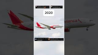 Avianca Over the Years #avianca #overtheyears #planelover #avgeeks #aviation #roadto3k