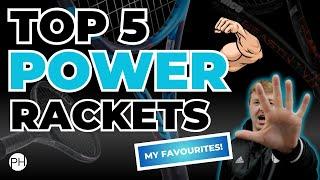 TOP 5 POWER RACKETS 2025 | COACH'S CHOICE | Tennis Racket Review | PH Tennis