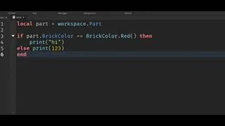 что такое if then else? в Roblox studio