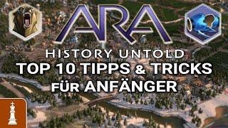 TOP 10 Tipps und Tricks für Anfänger in Ara: History Untold | deutsch gameplay