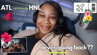 Vlog⎮What it's Like Flying Delta One! Spend 10+ Hours Traveling to Hawaii! Is it REALLY Worth it?! 