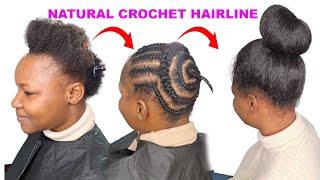 No Leave-out Invisible Hairline Crochet Method/ Undetectable Hairline/ Detailed steps