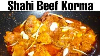 Shahi Beef korma _Tasty beef korma recipe ||HMC By Khunsa