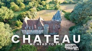 Exploring a CHATEAU Dating from the 16th Century, A Scenic Camper Van Journey Through Rural France.